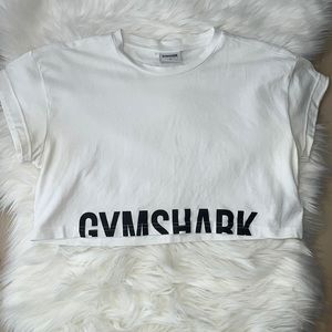 Women’s Gymshark cropped workout tee size small